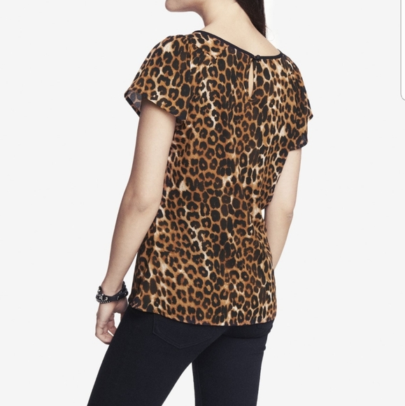express leopard top
